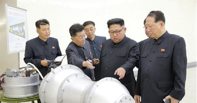 kim is visiting nuclear weapons