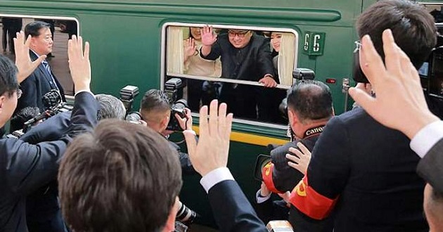 kim jong in train