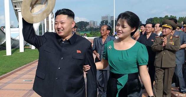 kim with wife