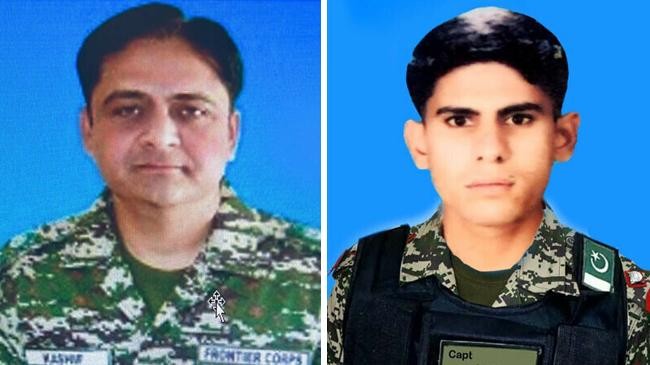 lieutenant colonel syed kashif ali and muhammad ahmed badar