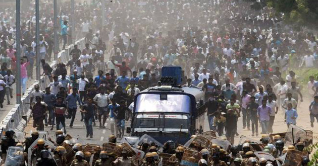 local demonstrations in tamil nadu