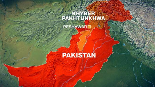 map peshawar pakistan