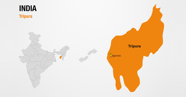 map tripura india