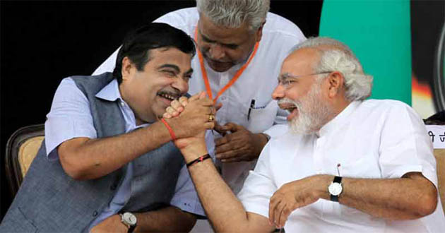 modi gadkari india