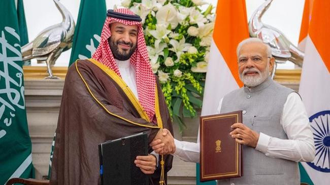 mohammed bin salman and narendra modi