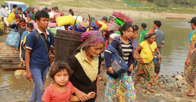 myanmar civilians in kachin