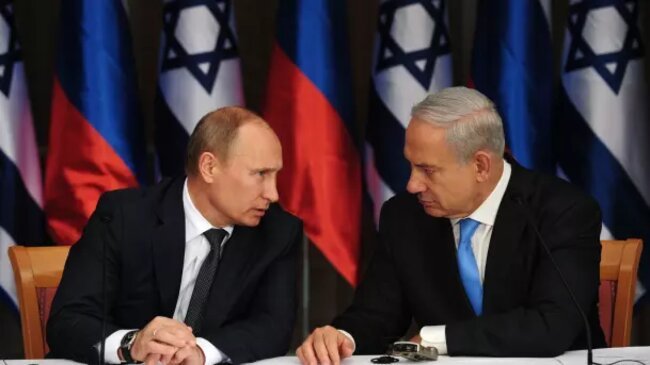 netanyahu and putin