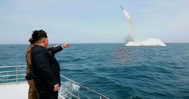 north Korea missile test from submarine