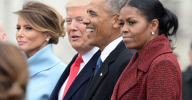 obama michelle trump