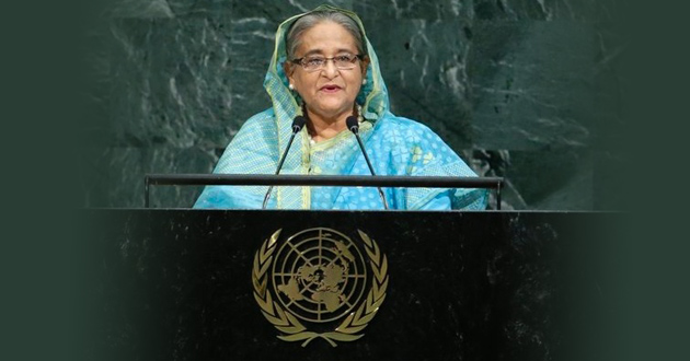 pm sheikh hasina in un