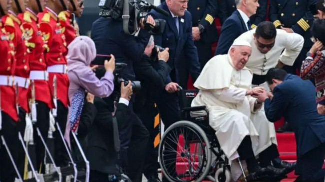 pope francis in jakarta