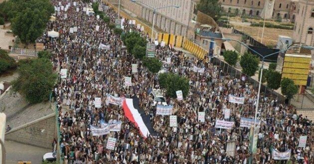 protest in yemen