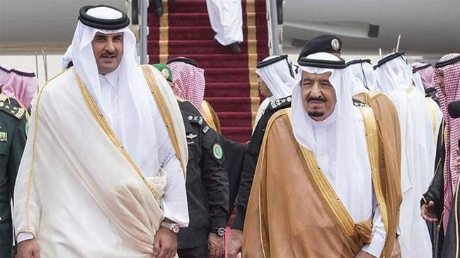 qatar amir and saudi king