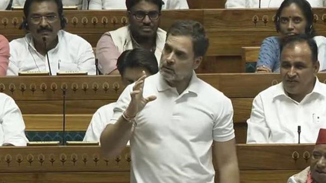 rahul gandhi in lok sabha