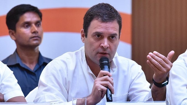 rahul gandhi press conference