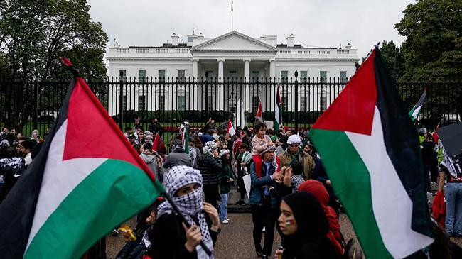 rally in usa for palestine