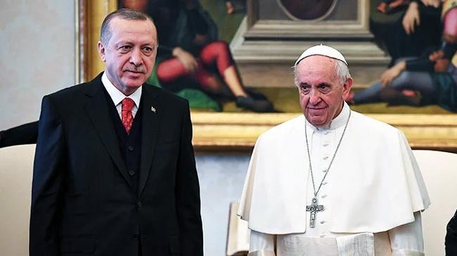 recep tayyip erdogan and pope francis