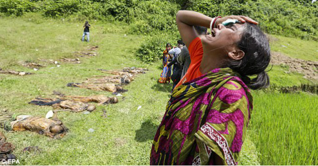 rohingya hindu crying