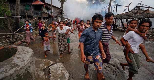 rohingya leaving myanmar