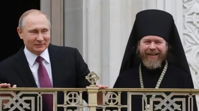 russian president vladimir putin with tikhon shevkunov