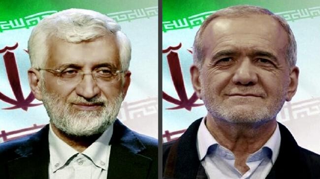 saeed jalili and masoud pezeshkian