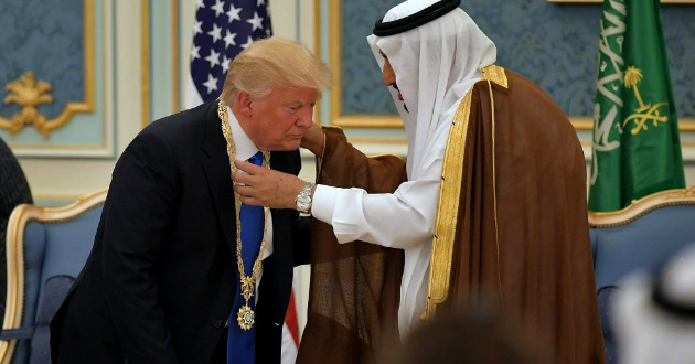 saudi king and trump