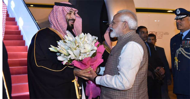 saudi prince and modi