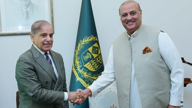 shehbaz sharif and raja riaz