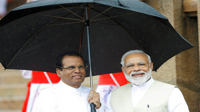 sirisena modi