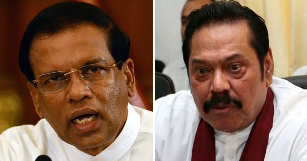 sri lankan president and pm 2018 oct