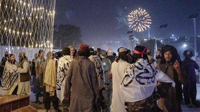 taliban celebrates