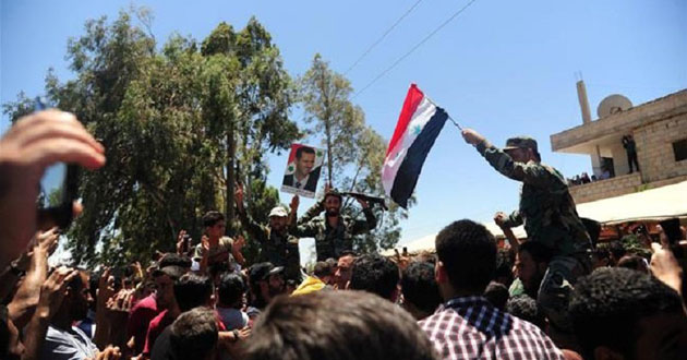 the festivities of the syrian army