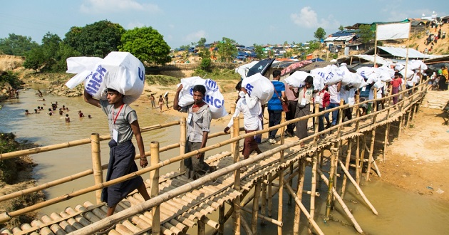 un refugee agency worker