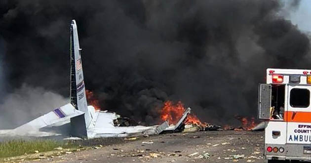 us military plane crashed