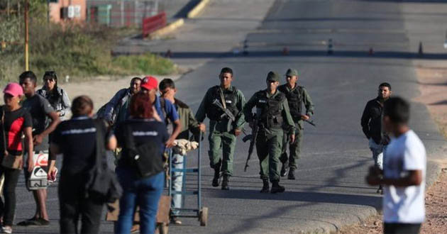 venezuelan border with brazil