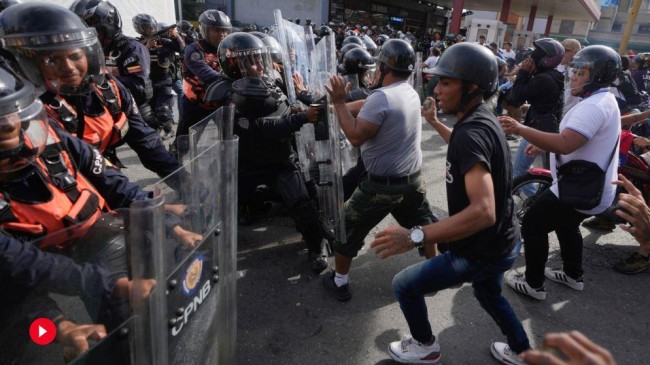 venezuelans demonstrated