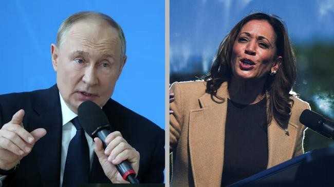 vladimir putin and kamala harris