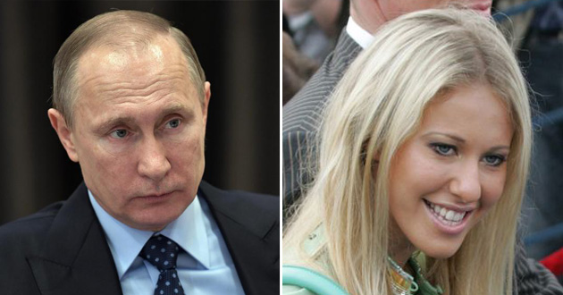 vladimir putin and ksenia sobchak