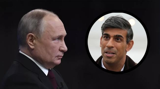 vladimir putin and rishi sunak