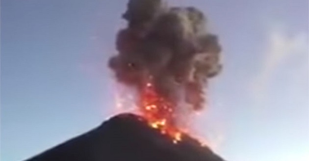 volcano in guatemalan