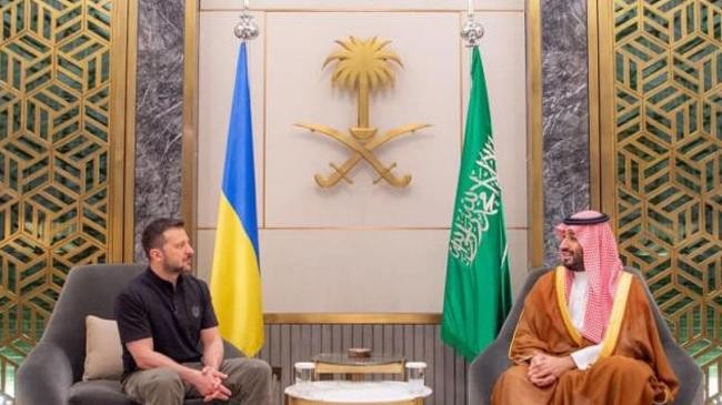 volodymyr zelensky and mohammed bin salman al saud