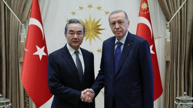 wang yi recep tayyip erdoğan