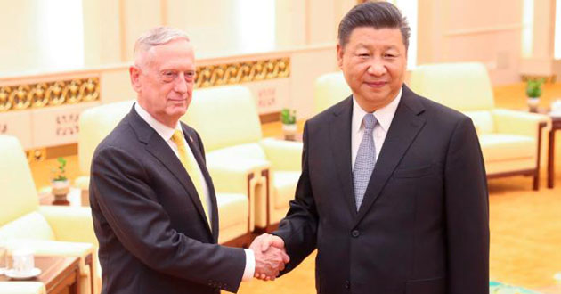 xi jinping james mattis