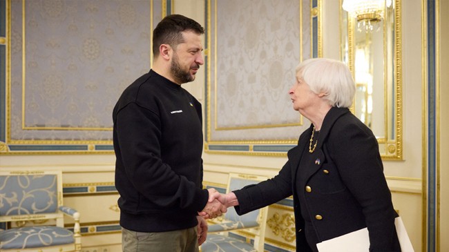 yellen and zelensky